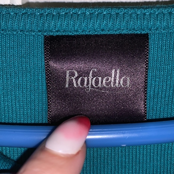 Vintage rafaella rhinestone and sparkle blouse med - Picture 5 of 8